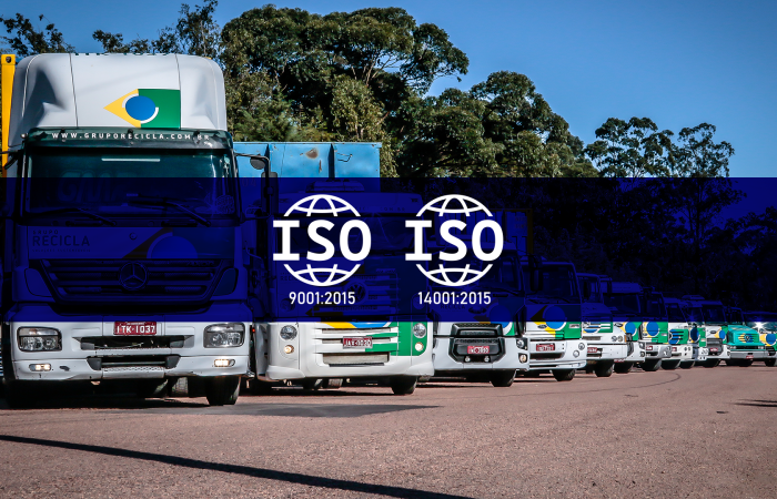 Frota de caminhões certificados