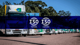 Frota de caminhões certificados